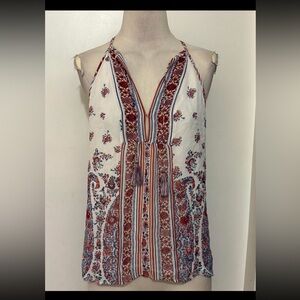 Joie Multicolor Floral Halter Top